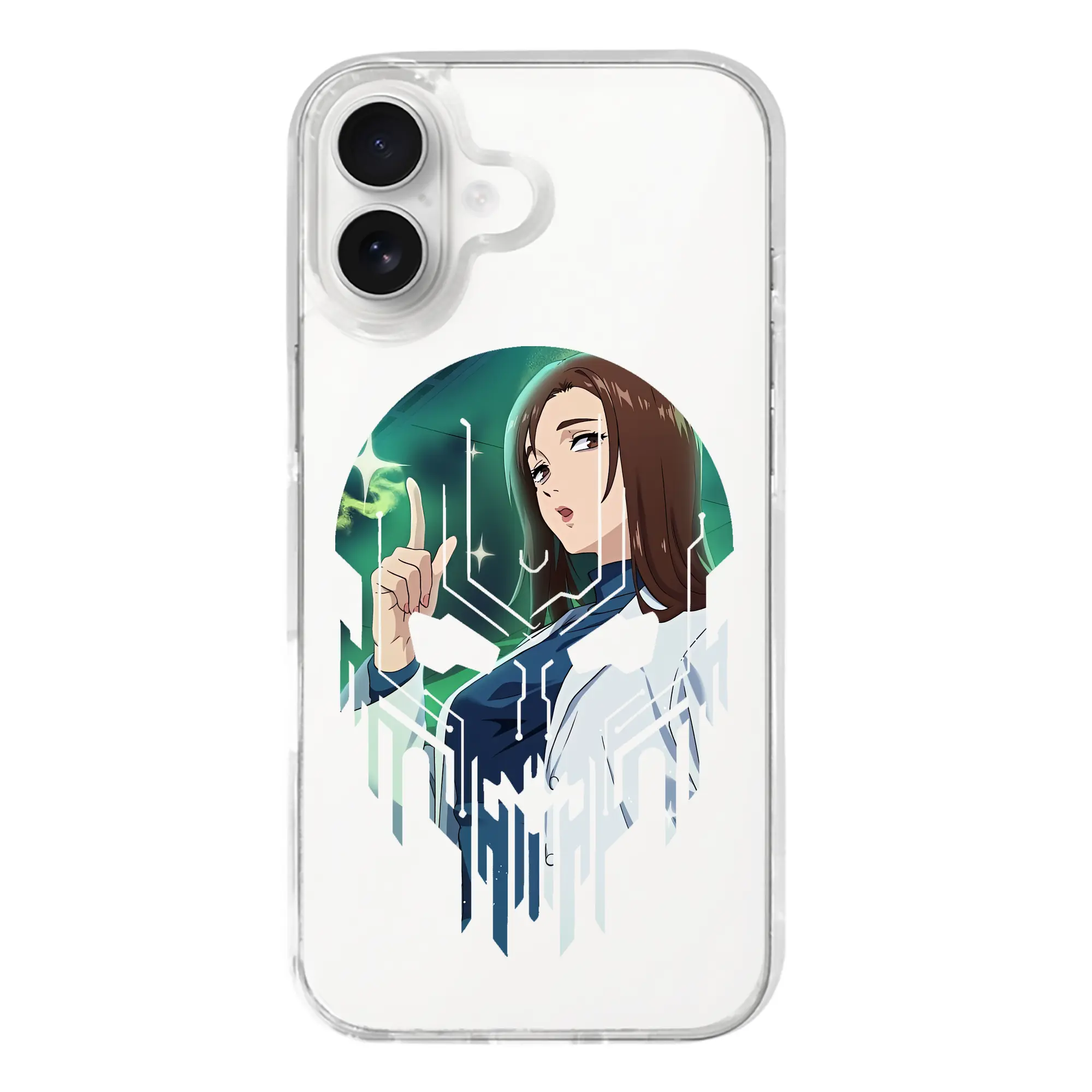 呪術廻戦 グッズ,家入 硝子 - iPhone 17シリーズ 透明スマホケース – 薄型・耐衝撃・精密フィット保護カバー